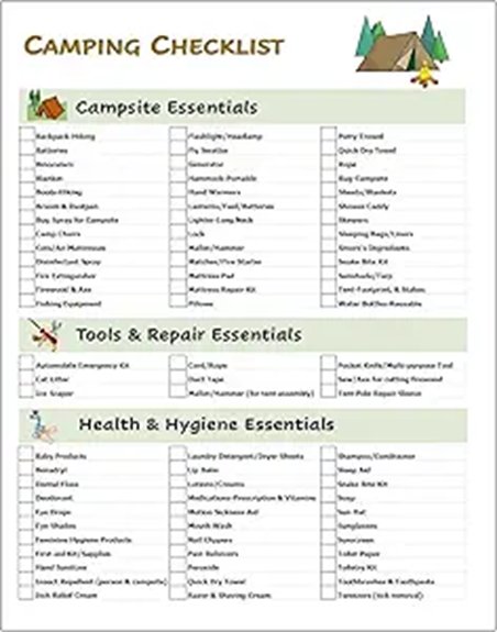 Packing List Cards (Reusable Checklists) That Travelers Love 3 double sided laminated camping checklist