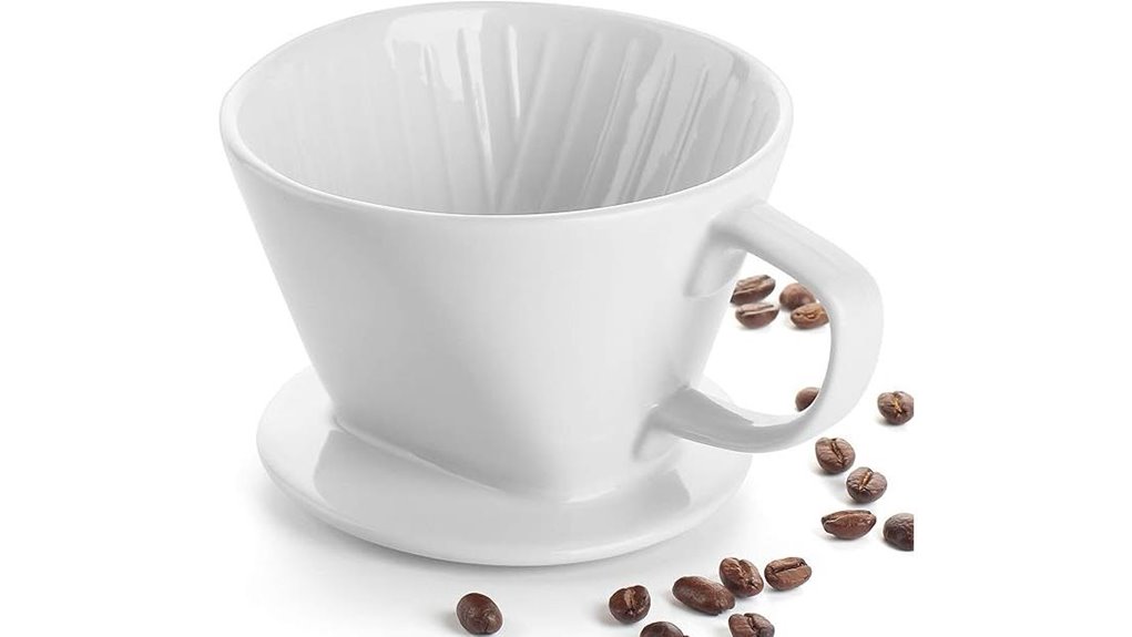 Best Pour-Over Cone Drippers Coffee Lovers Should Try 5 dowan porcelain pour over dripper