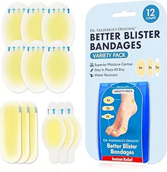 Best Blister Plasters to Keep Sweaty Feet Dry 8 dr frederick blister 12ct