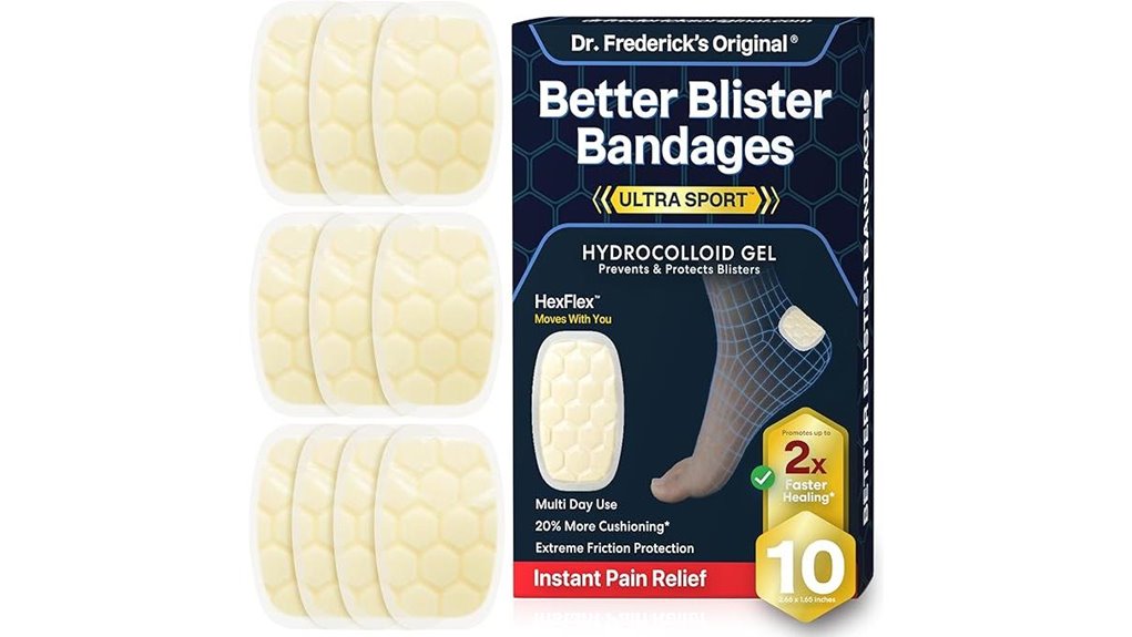 Best Blister Plasters for Heel Hotspots with Thin Edges 12 dr frederick waterproof blisters