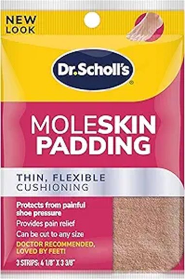 Must‑Have Blister‑Prevention Tapes for Walking Vacations 8 dr scholl s three strip moleskin