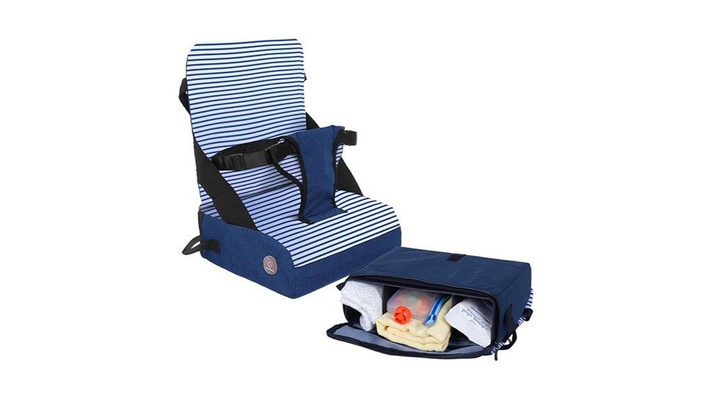 dreambaby travel booster storage