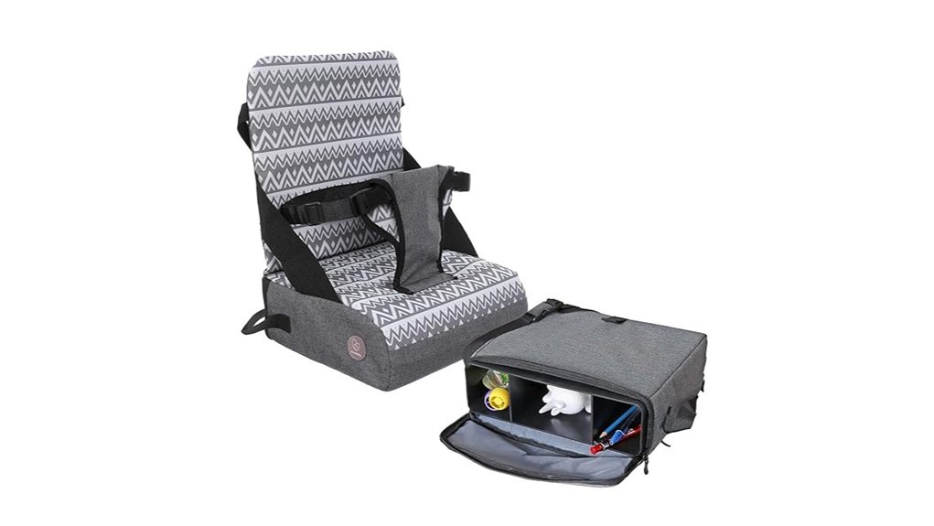 Portable High Chairs Toddlers Love for On-the-Go Feeding 12 dreambaby travel grabandgo seat