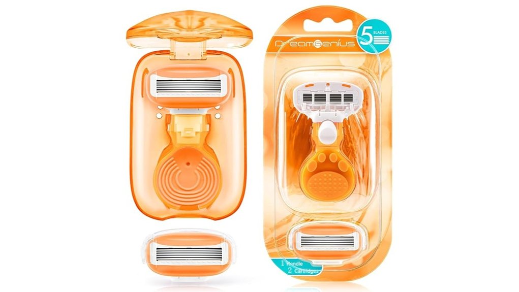 dreamgenius orange 5 blade razor