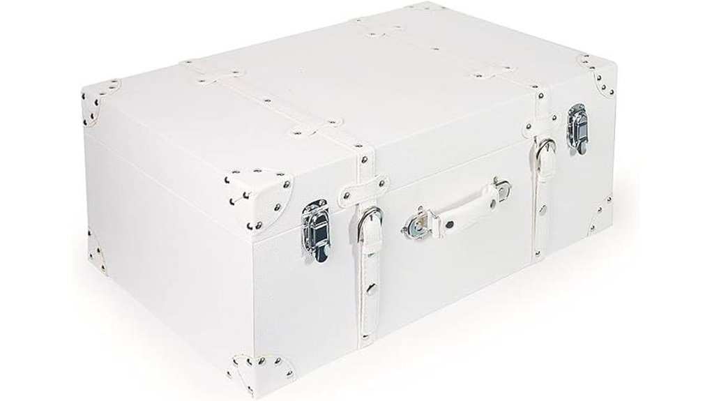 Best Trunk-Style Suitcases for Effortless Organization 7 dreamseden large wooden suitcase