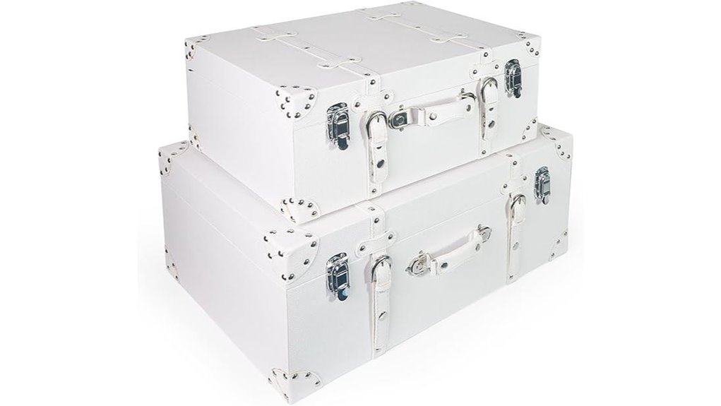 Best Trunk‑Style Suitcases with Two‑Half Design for Easy Filing 6 dreamseden vintage wooden suitcases