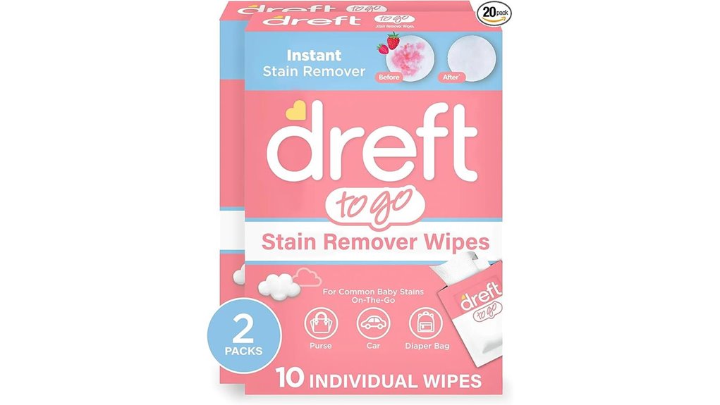 Quick-Travel Stain Remover Wipes That Zap Stains On the Go 15 dreft baby stain remover