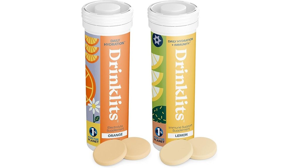 drinklits orange electrolyte tablets