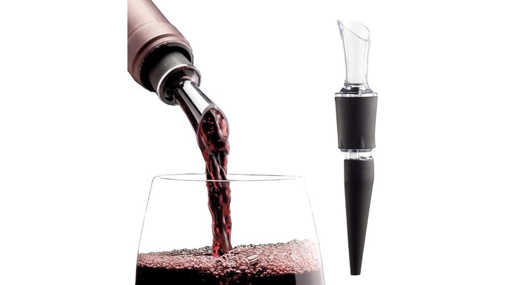 Best Wine Aerator Pourer for Effortless Cocktail Prep 4 drip free 2 pack pourer usa