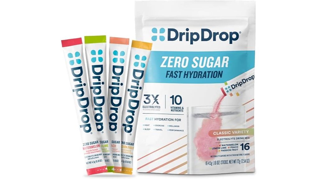 dripdrop sugar free 16 sticks variety