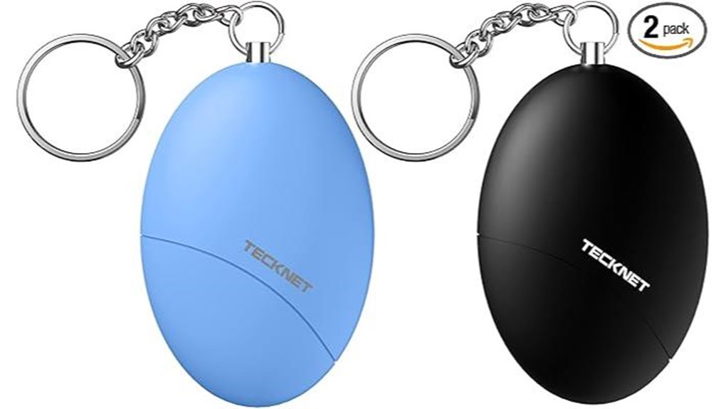 dual 140db safety keychain