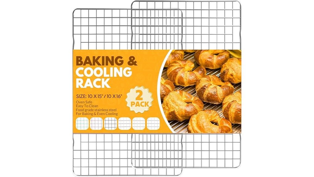 Ultimate Cooling Rack Baking Lovers Swear By 6 dual 15x10 stainless racks