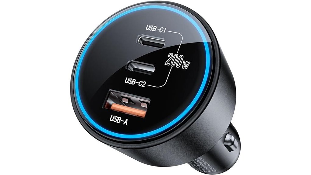 Compact Dual USB‑C Car Chargers Keep Your Devices Powered 10 dual 200w usb c charger