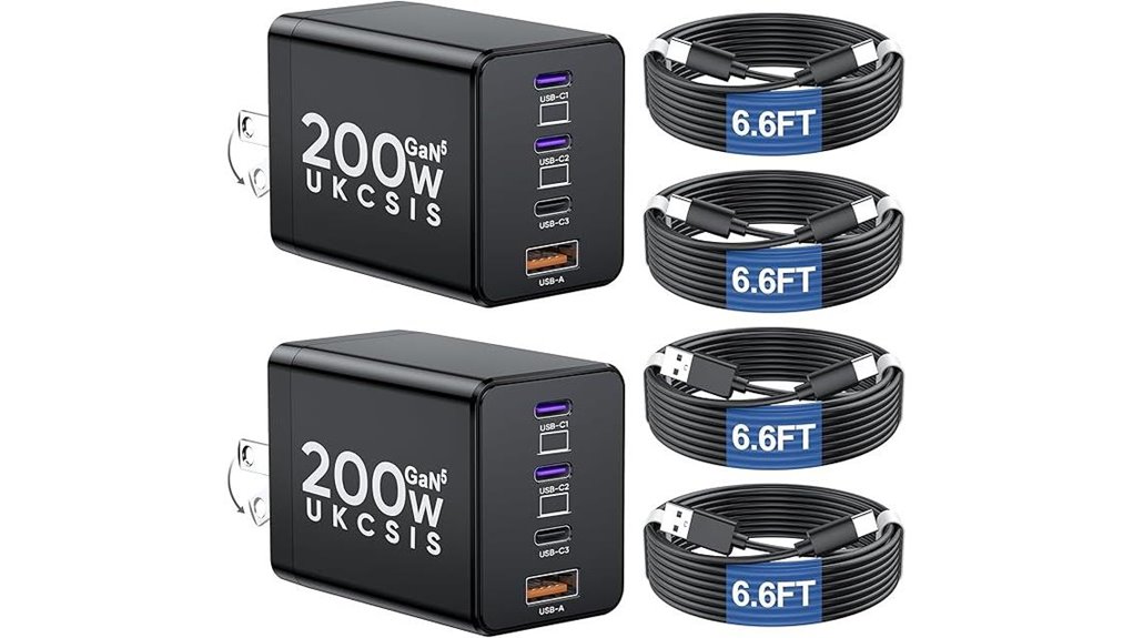 Top USB‑C GaN Chargers That Make Traveling Hassle‑Free 3 dual 4 port 200w gan