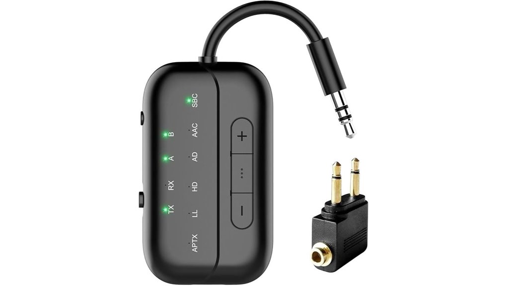 Top Bluetooth Audio Transmitters for Airplane Entertainment 14 dual airplane bluetooth 5 4