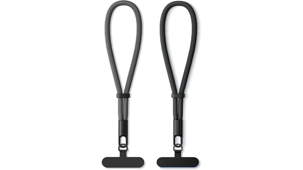 Best Travel Phone Wrist Straps Secure One‑Handed Use 4 dual anti theft rotating lanyards