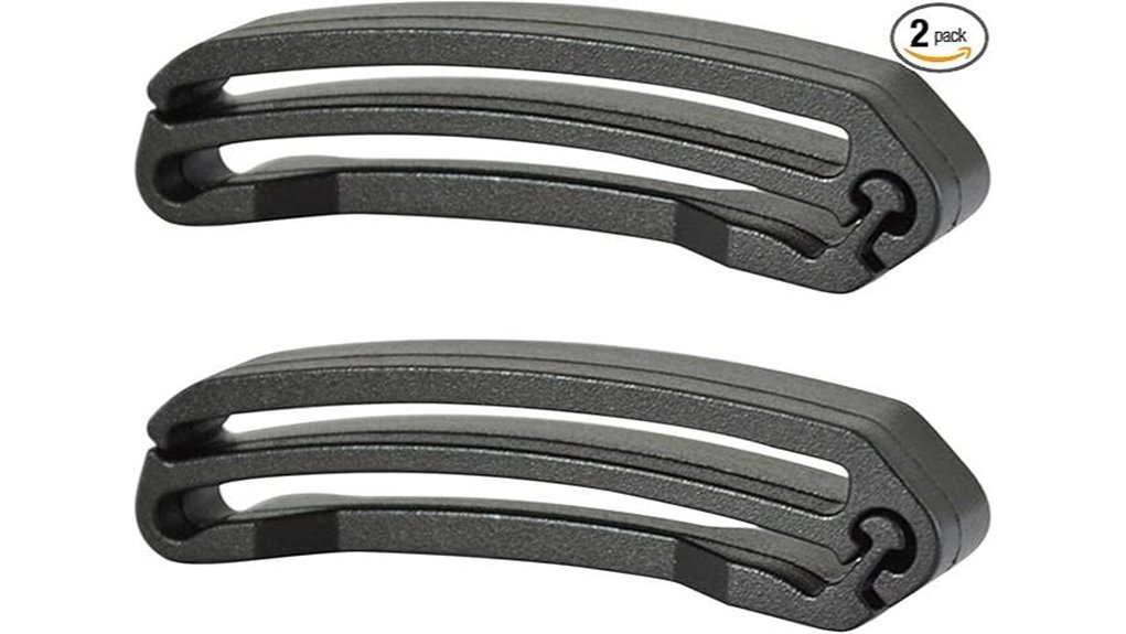 dual backpack clip keepers