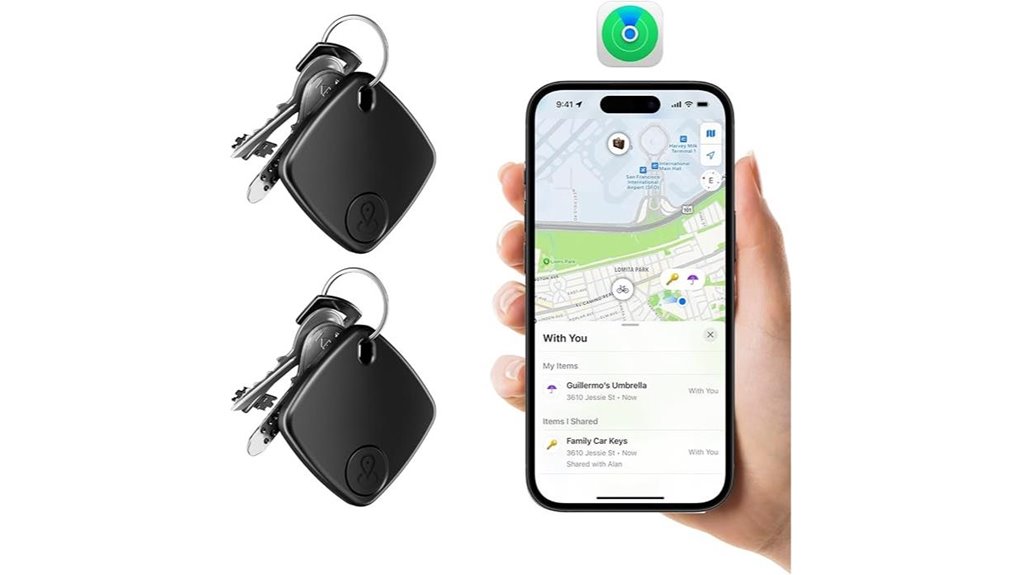 dual bluetooth findmy trackers