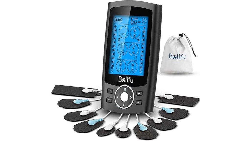 dual channel 24 mode muscle massager