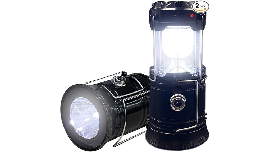 Top Rechargeable Lanterns for Camping-Style Adventures 9 dual collapsible solar lanterns