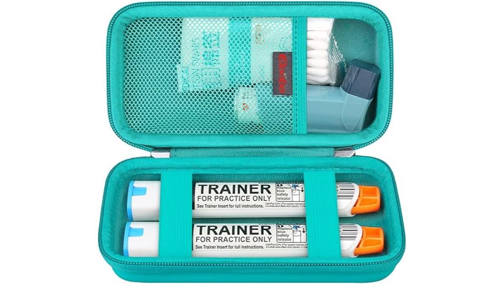 dual epipen carrying case