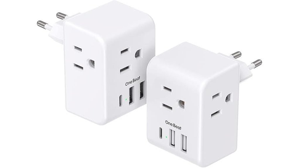 dual eu usb c adapter