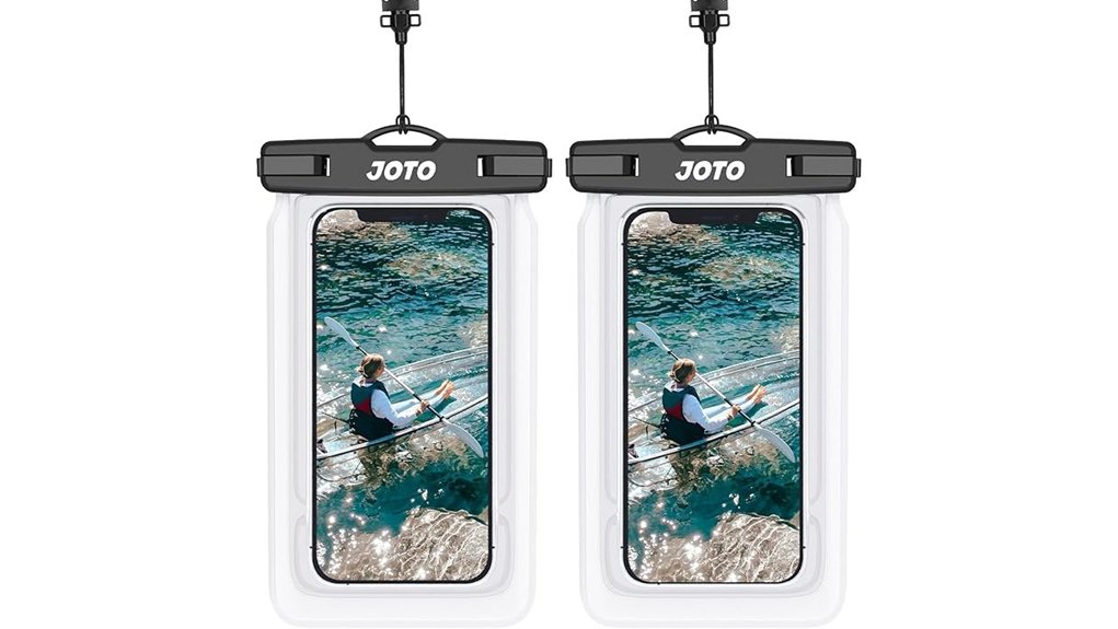Top Clear‑Lens Waterproof Phone Pouches for Snorkeling Trips 12 dual floating waterproof pouch
