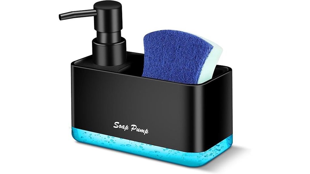 Best Dish Soap Dispenser With Sponge Holder 9 dual function soap dispenser holder