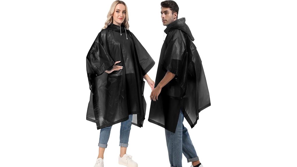 Reusable Packable Ponchos That Keep You Dry Anywhere 14 dual hooded rain ponchos