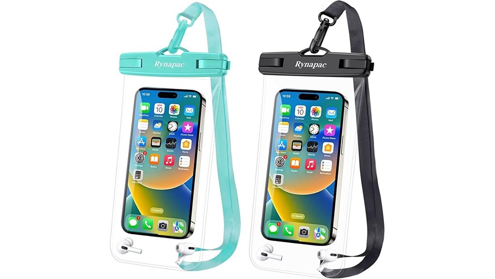 dual ipx8 pouch lanyard