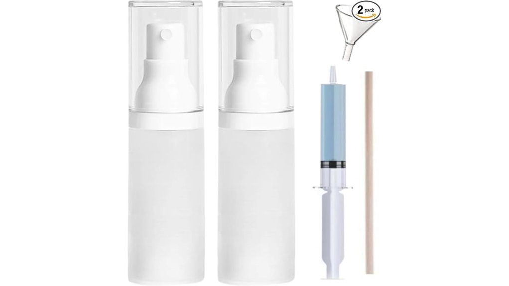 Mini Spray Bottles for Travel: Fine Mist vs Stream 12 dual leakproof travel spray