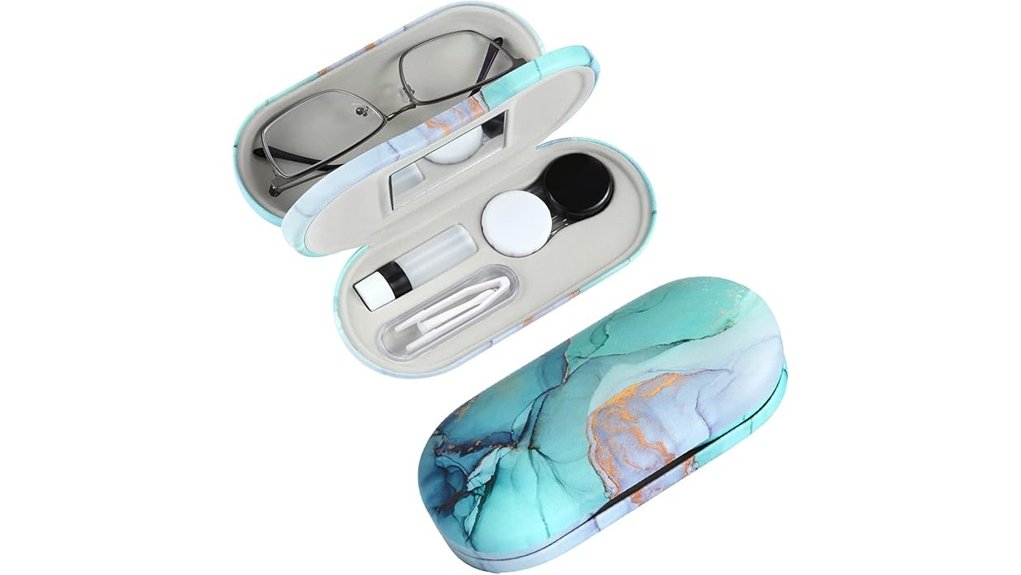 Leak‑Resistant Contact Lens Travel Kits Travelers Must Have 14 dual lens glasses case