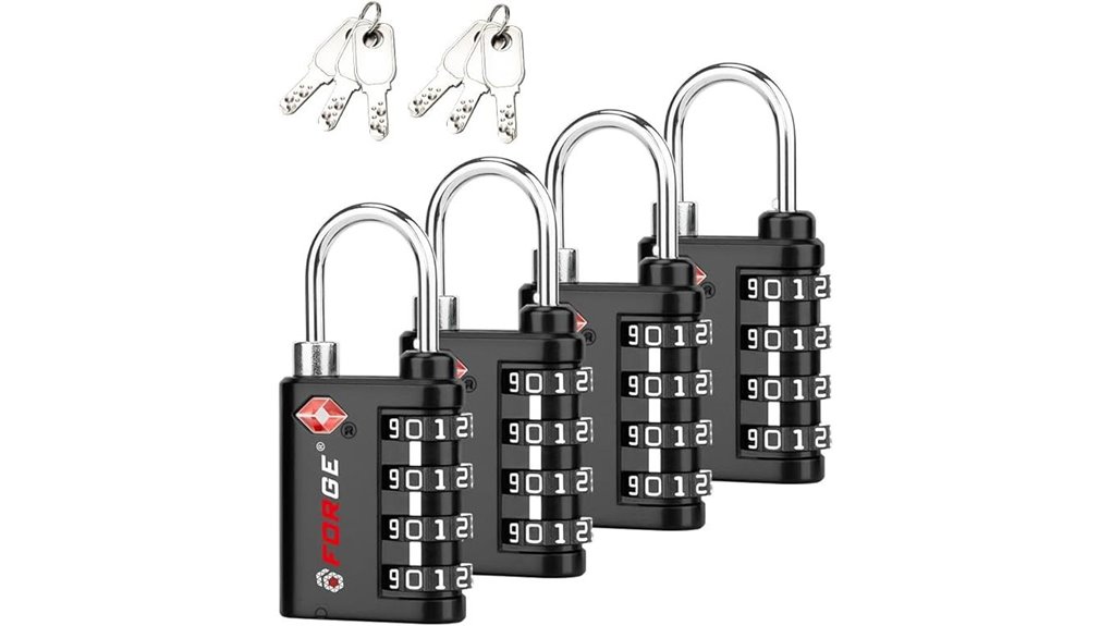 Top TSA‑Approved Luggage Locks: Key vs Combination Showdown 3 dual method tsa luggage lock