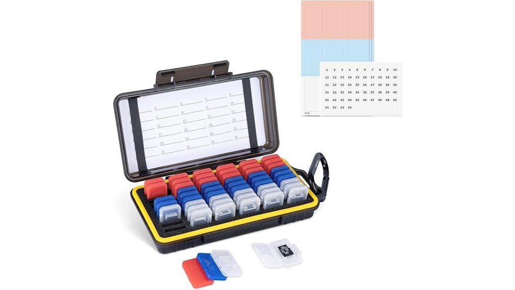 Travel-Friendly SD Card Holders That Keep Your Memories Safe 7 dual microsd card organizer