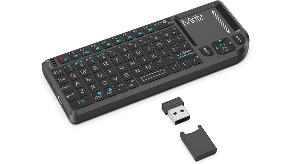 The Travel Keyboard + Trackpad Combo (Compact) That Sticks 14 dual mode bluetooth touchpad keyboard