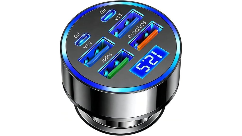 Fast‑Charging USB‑C Car Chargers for Road‑Trip Power 11 dual pd triple usb quickcharge charger