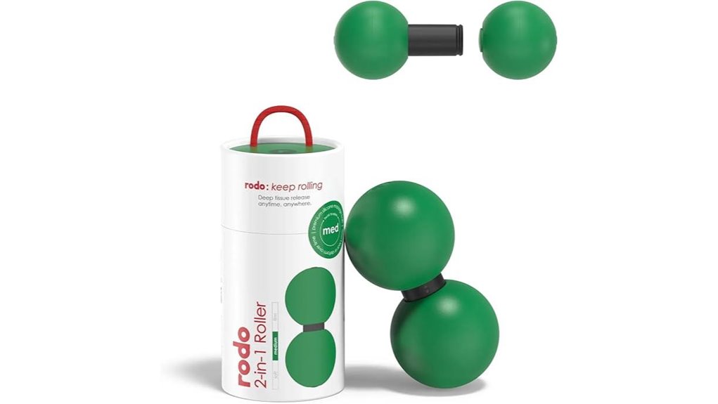 Compact Massage Balls That Travelers Love for Back & Feet 12 dual peanut lacrosse roller