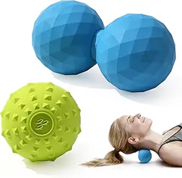 Compact Massage Balls That Travelers Love for Back & Feet 10 dual peanut spiky set