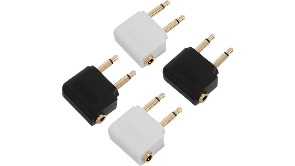 Best Airplane Headphone Adapters for Simple Travel Backups 15 dual pronged airplane headphone adapter