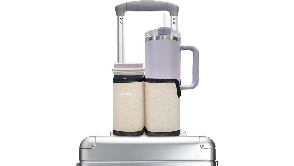 dual purpose luggage tray holder
