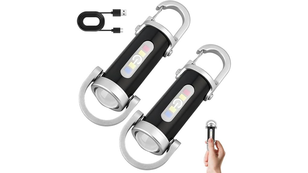 Mini Flashlights Travel Emergencies: Rechargeable vs Battery 12 dual rechargeable 1200 lumen flashlights