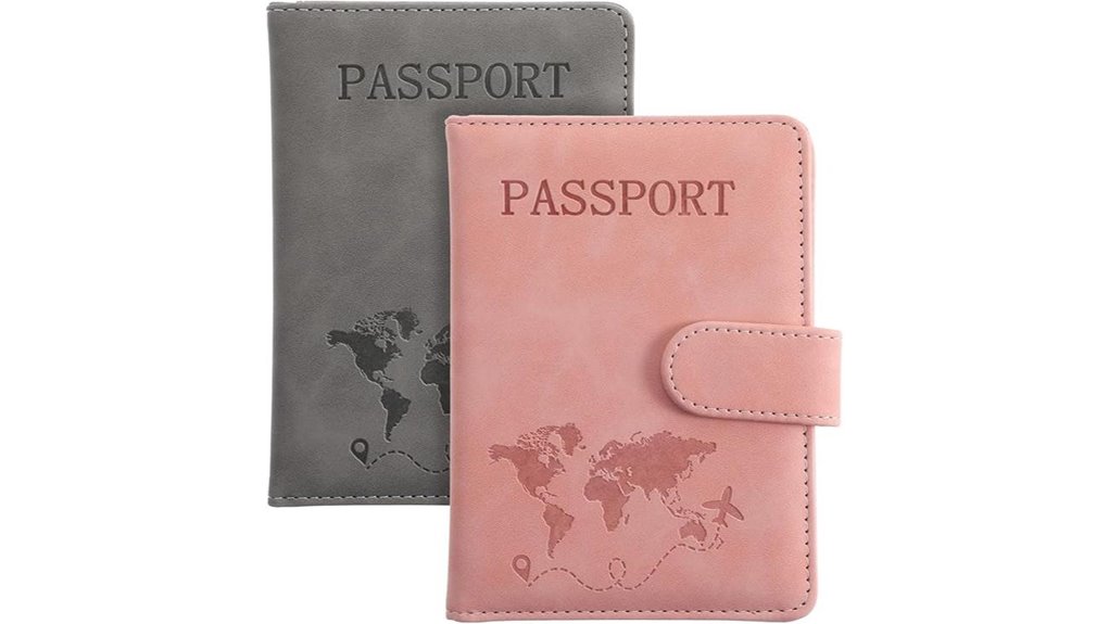 dual rfid waterproof passport holders