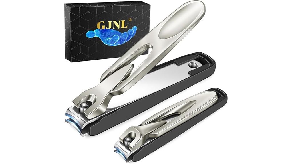 Best Travel Nail Clippers with Catcher Trays – No Clippings Ever 6 dual self collecting nail clippers