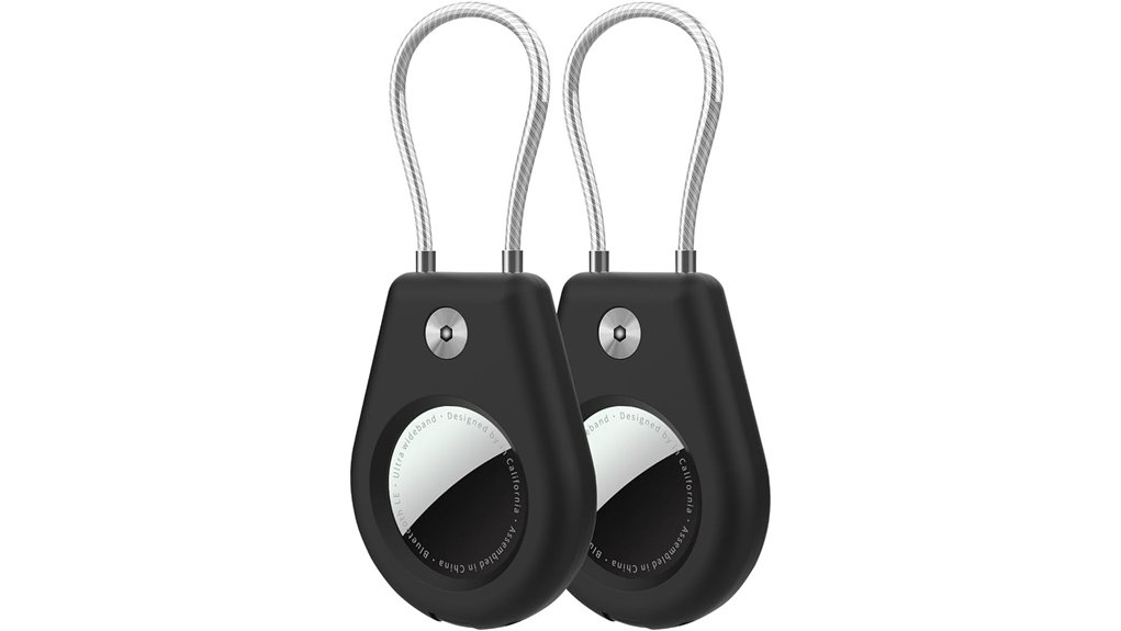 dual shockproof airtag tracker