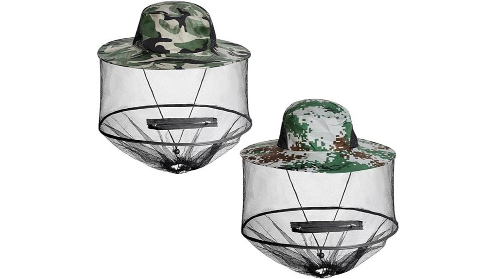 dual sucrain mosquito hats