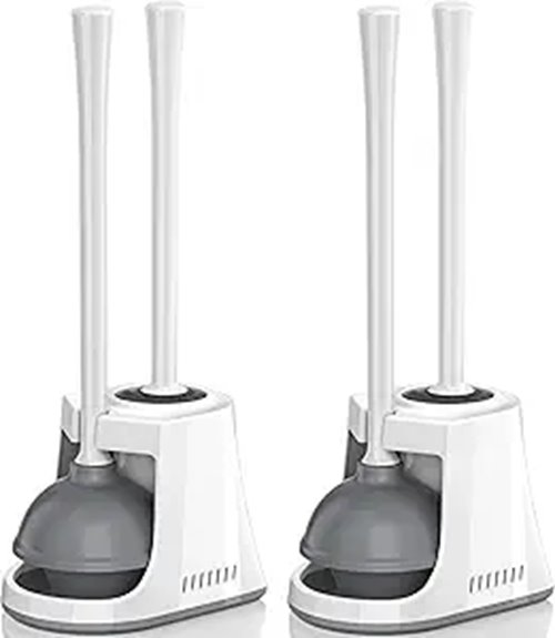 Top Plunger + Toilet Brush Set for a Flawless Flush 14 dual toilet plunger brush