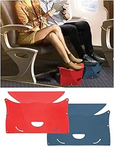 Compact Footrests for Flights That Offer Easy Hang 7 dual travel footrest hammock