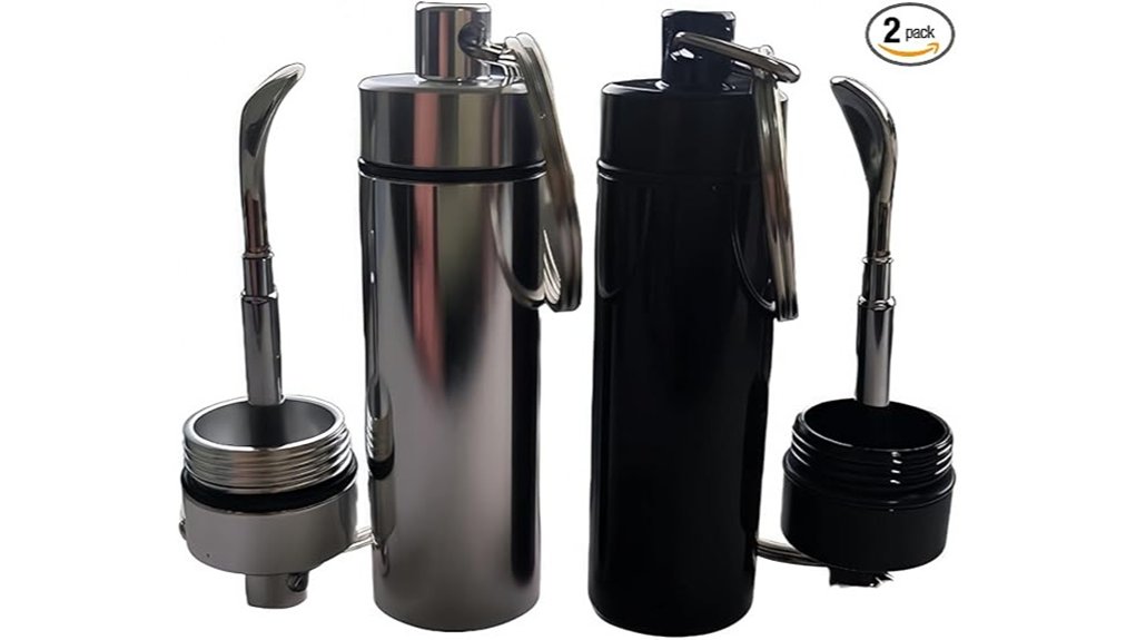 Compact Spice Containers For Travel Cooking—Leak-Proof 2 dual travel spice jars