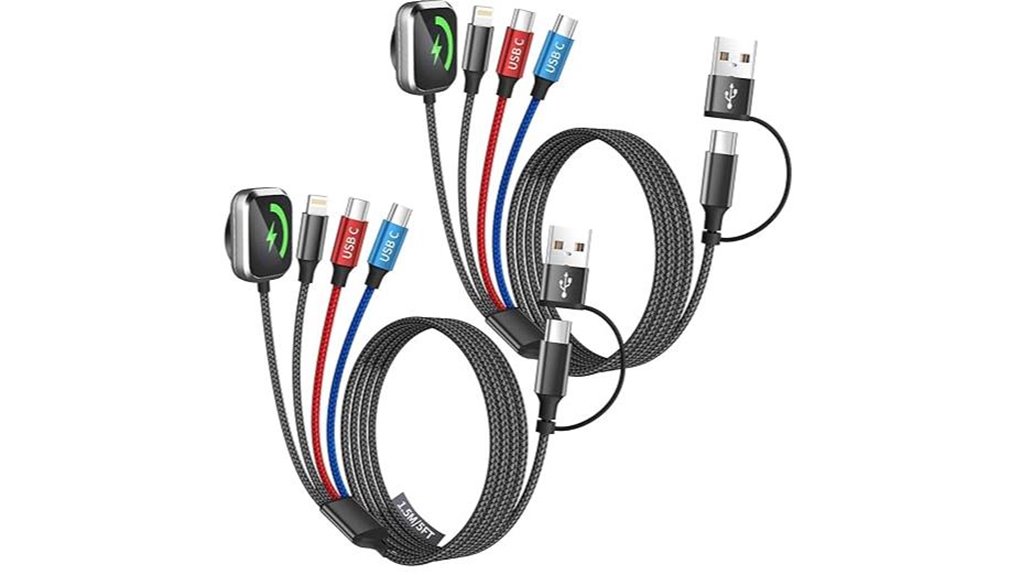 Best Charging Cables That Cover USB‑C and Lightning in One 8 dual type c lightning 4 in 2