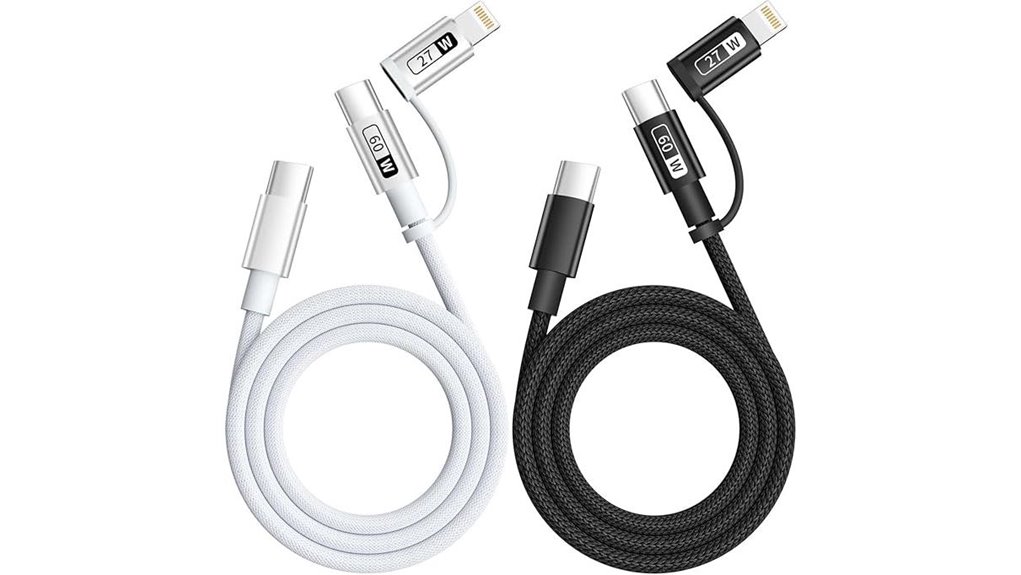 Best Charging Cables That Cover USB‑C and Lightning in One 2 dual usb c lightning 60w pair